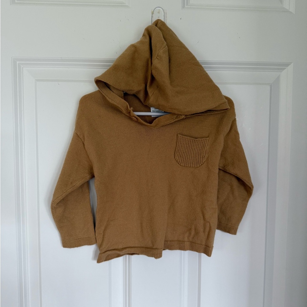 Tan Baby/Toddler Sweatshirt Relaxed Fit Hoodie - Size 18 months